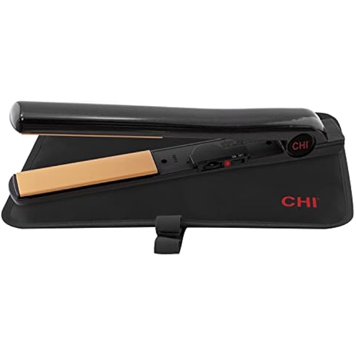 CHI Expert Classic Tourmaline Ceramic 1 Flat Iron in Onyx Black - Image 3